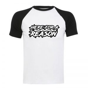 Here for a Reason Baseball Shirt unisex