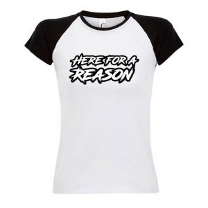 Baseball,HFAR,Raglan,Here for a Reason