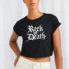 reek of death crop top