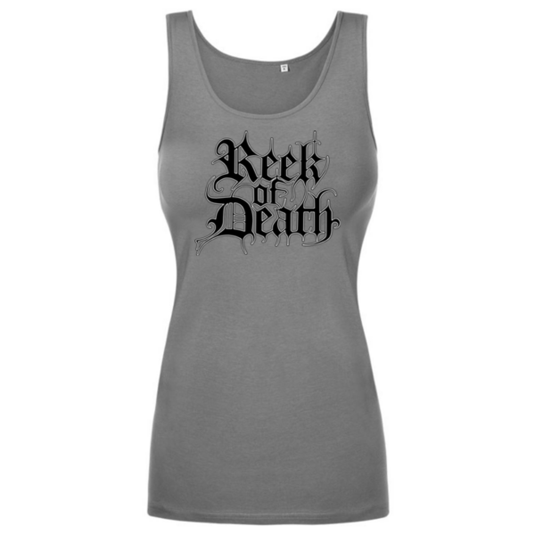 reek of death girlie tank top