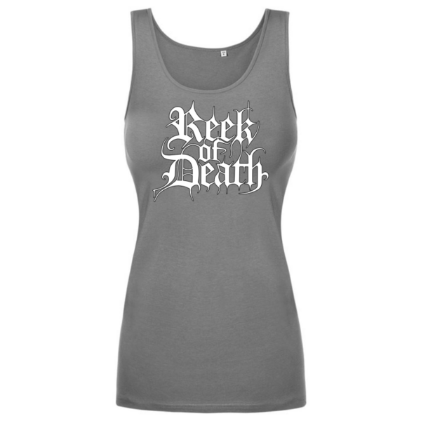 reek of death girlie tank top