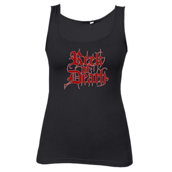 reek of death girlie tank top