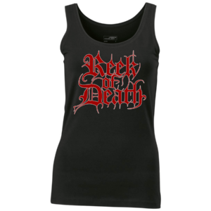 reek of death girlie tank top