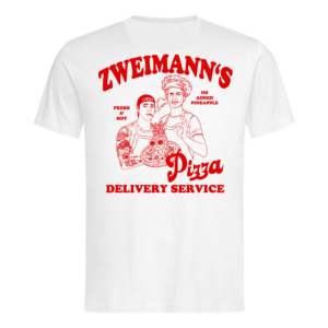 zweimann t shirt pizza