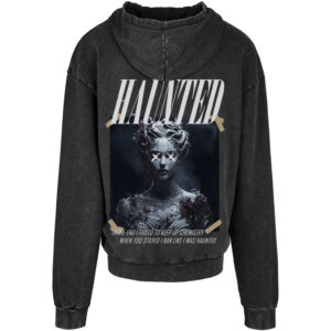 up close oversize hoodie haunted