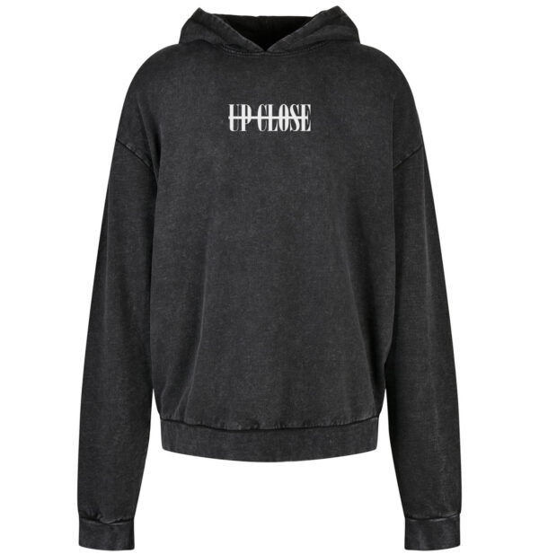 up close oversize hoodie haunted