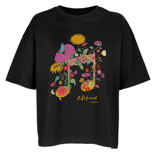 licht&rauch oversize t shirt note