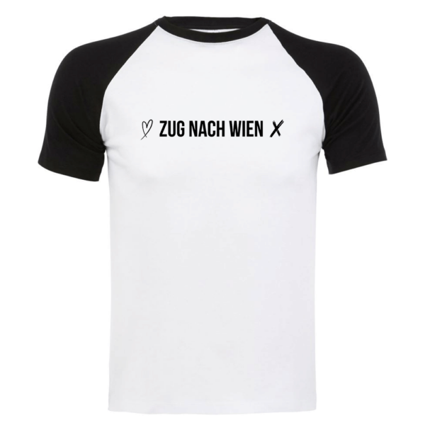 zug nach wien baseballshirt