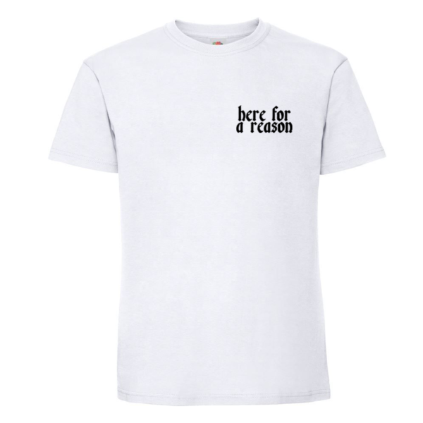 here for a reason t shirt case closed